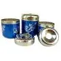 Rastogi Handicrafts Set of 3 Window Kitchen Canister, Stainless Steel (Blue Leaf Design)

Set von 3 Küchenbehältern mit Fenster, Edelstahl (Blatt-Design, Blau)