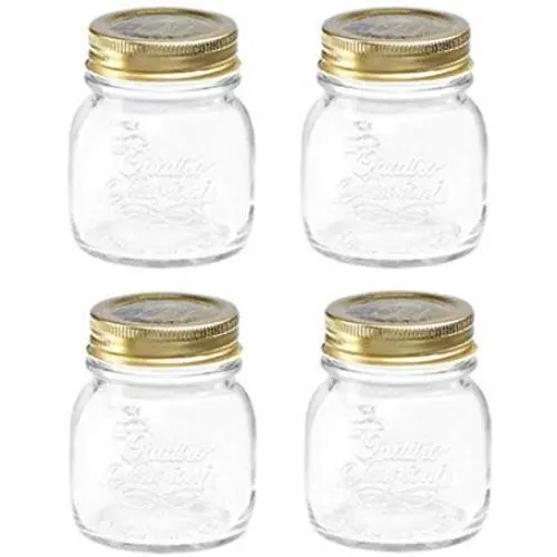 Bormioli Rocco Quattro Stagioni 4-Piece Canning Jar Set, Gift Boxed Bormioli Rocco Quattro Stagioni 4-Piece Canning Jar Set, Gift Boxed