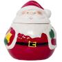 UPKOCH Cute Salt Pepper Jar Santa Claus Ceramic Container Christmas Decor Kitchenware