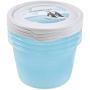 Keeper &quotMia Polar Round Freeze Food Box, Blue, 0.8 Litre, 4-Piece