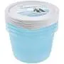 Keeper Mia Polar Runde Foodbox, Blau, 0,8 Liter, 4-teilig
