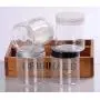 Bouteilles Remplissables en PET 8Oz / 250g avec Couvercle Noir (6 Pack) Bouteilles Remplissables en PET 8Oz / 250g avec Couvercle Noir (6 Pack)