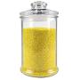 TOPBATHY 4pcs Portable Glass Food Storage Jar with Airtight Seal Glass Lid/Airtight Food Storage Containers,for Serving Tea, Coffee, Spice and More???0.16L+0.4L+0.75L+1.2L??‰