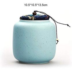 Portable Tea Cans Porcelain Tank With Seal Lid Teaware Storage Jars,B