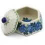 Bouteille en céramique artisanale Ceramika Artystyczna de 10 cm (thème Floral Spring) + Certificat d'authenticité Bouteille en céramique artisanale Ceramika Artystyczna de 10 cm (thème Floral Spring) + Certificat d'authenticité