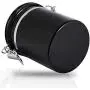 Steel Coffee Storage Canister,Airtight Coffee Container 16oz Capacity Coffee Beans Gound Coffee Storage Canister with CO2 Valve Fresher for Longer to Storage Coffee, Gounds,Nuts,Sugar (Black Color) Steel Coffee Storage Canister,Airtight Coffee Container 16oz Capacity Coffee Beans Gound Coffee Storage Canister with CO2 Valve Fresher for Longer to Storage Coffee, Gounds,Nuts,Sugar (Black Color)