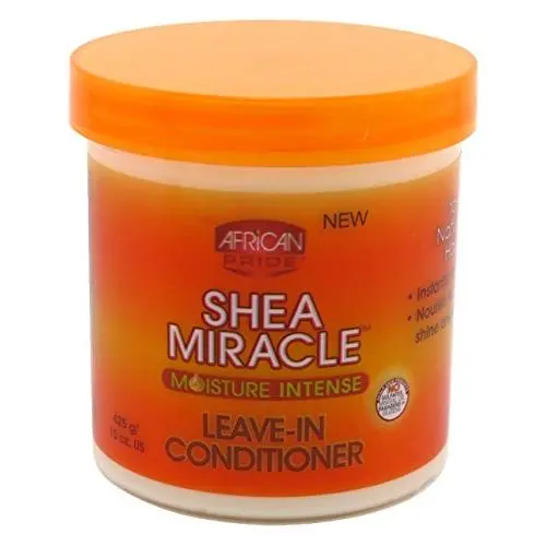 African Pride Shea Butter Miracle Leave-In Cond.15 Ounce (443ml) (2 Pack) African Pride Shea Butter Miracle Leave-In Cond.15 Ounce (443ml) (2 Pack)