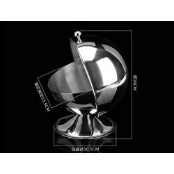 Stainless Steel Kitchen Spherical Sugar Bowl Seasoning Bottle Spice Tank Can Flip Condiment bottles