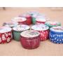 Christmas Candy Jar Sets Cookie Tins - Santa Clause and Snowman Candy, Cookie, Christmas Decorative Storage Jars 4PCS