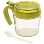 Kitchen Food Storage Jar Airtight Food Storage Kitchen Glass Jar Moisture-Proof Home Multi-Purpose Jam Bottle Cruet Green Cruet Jar Glass