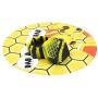 8 Non Stick Silicone Sheet Wax Pad Hexagon Honeybee Container Heat Resistant Round Colorful Mat Oil Jar by X-Value