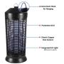 SereneLife Upgraded Electric Bug Zapper - 2018 Fly & Mosquito Killer, Insect Flying Bug Trap Weather Resistant Electronic Lamp Plug-In with UV Light for Home, Indoor and Outdoor Use