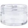 Beauticom 12 Pieces 20G/20ML Round Clear Jars with Screw Cap Lid for Beads, Gems, Glitter, Charms, Small Arts and Crafts Items - BPA Free