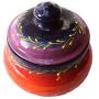 Storage Jar - 1 Quart - Hand Painted in Spain - Luna Design