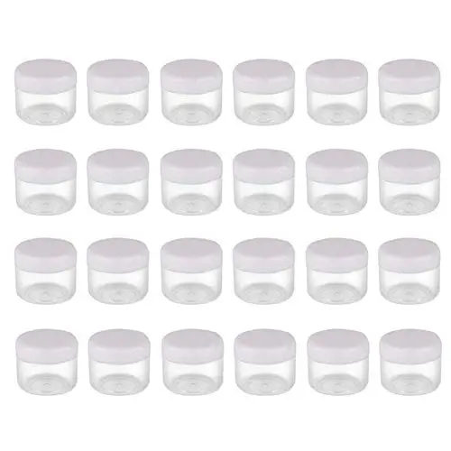50PCS 20G/0.7OZ Cosmetic Containers Empty Clear Plastic Sample Jars with Lids Refill Makeup Pot Storage Sample Trial Packing for Liquid Creams Lotion Eye-Creams or for Nails Sequins Gems Beads Jewelry 50PCS 20G/0.7OZ Cosmetic Containers Empty Clear Plastic Sample Jars with Lids Refill Makeup Pot Storage Sample Trial Packing for Liquid Creams Lotion Eye-Creams or for Nails Sequins Gems Beads Jewelry