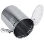 Stainless Steel Coffee Container Vacuum Sealed Storage Jar for Sugar Tea Bean, 800/1100 / 1400 / 1900ml Food Jars Canisters(XL)