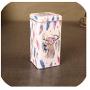 Pink Bird Iron Box Tea Coffee Bean Sugar Storage Jars Candy Nougat Metal Can Home Office Decor Jar,C