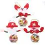 Pot de rangement pour bonbons de Noël Liouhuble Décoration Maison Cadeau Boîte de Conserve pour Biscuits (Bonhomme Neige) Pot de rangement pour bonbons de Noël Liouhuble Décoration Maison Cadeau Boîte de Conserve pour Biscuits (Bonhomme Neige)