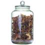 Yl Ly Glass Storage Jars Sealed Transparent Lead-Free Medicinal Material Small Green Orange Tangerine Peel Moisture-Proof Canned Grain 8Yl Lyml