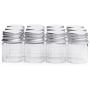 lasenersm 10Pcs/5ML Empty Sample Glass Bottles Jars Vials Case Container with Screw Caps,Transparent