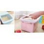 Plastic Kitchen Square Food Storage Containers Canister Grain Storage Tanks Food Storage Jar Airtight Food Storage Containers-maka