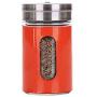 Portable Spice Storage Canister, Kitchen Seasoning Container Jar Set With Rotating Hole Glass Spice Jar Set Household Condiment Jar-e