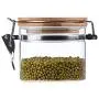 AUYE Glass Storage Jar,Coffee Bean & Kitchen food Container With Clamp Airtight wood Lid (17-Ounce) AUYE Glass Storage Jar,Coffee Bean & Kitchen food Container With Clamp Airtight wood Lid (17-Ounce)