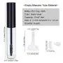 10ml Empty Plastic Mascara Tube Wand Eyelash Eyelash Cream Container Bottles with Rubber Inserts Funnels 10ml Empty Plastic Mascara Tube Wand Eyelash Eyelash Cream Container Bottles with Rubber Inserts Funnels