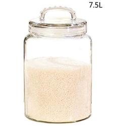 Glass Sealed Jars, Kitchen Household Grain Storage Tanks, Storage Rice/Flour/Oatmeal/Beans