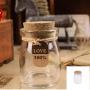 Mini Round Glass Favor Storage Jars Bottle Containers Suit for Home Kitchen Food Sugar and Jam Storaged and Wedding Decoration