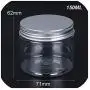 10 Pièces Pots Cosmétiques en Aluminium Remplissables 30–250ml, Bouteilles d'Échantillons Transparents Remplissables, Contenants Remplissables en Aluminium. 10 Pièces Pots Cosmétiques en Aluminium Remplissables 30–250ml, Bouteilles d'Échantillons Transparents Remplissables, Contenants Remplissables en Aluminium.