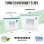 Sacs de conservation alimentaires réutilisables en silicone (1 Grand 50 Oz + 3 Petit 30 Oz) | Joints réutilisables, sans BPA, compatibles micro-ondes, congélateurs et lave-vaisselle | Contenants à fermeture éclair alimentaires de qualité supérieure Sacs de conservation alimentaires réutilisables en silicone (1 Grand 50 Oz + 3 Petit 30 Oz) | Joints réutilisables, sans BPA, compatibles micro-ondes, congélateurs et lave-vaisselle | Contenants à fermeture éclair alimentaires de qualité supérieure