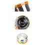 Food Savers 3 packs Food Storage Containers Food Preservation Box Food grade stainless steel Sealed jar Storage Box Fresh-keeping can