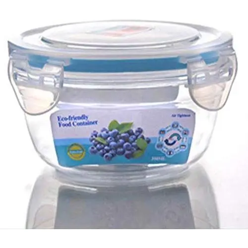 Dicht verschließbare Küchen-Lebensmittellieferung, Set mit 3 Behältern, BPA-frei, Spülmaschinengeeignet, geeignet für Kühlschrank (Farbe: Blau)