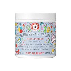 First Aid Beauty Ultra Repair Cream Intense Hydration Moisturizer for Face and Body - 6 oz. Birthday Edition