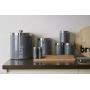 Premier Housewares Liberty Coffee Canister-Grey, H13 x W10 x D10cm