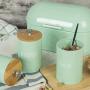 re2chiOngs Storage Canister Kitchen Spice Jar Tea Canister Coffee Sugar Food Storage Pot with Lid (3Pcs/Set)