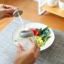 XXDTG Grey Seasoning Box-Kitchenware Baby Bottle Shaped Seasoning Box, Household Transparent Seasoning Jar with Lid