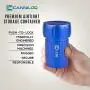 Canniloq ? 120cc Sapphire Blue - Premium Aircraft Grade Aluminum Odor Smell Proof Container and Airtight Locking Stash Jar for Herbs, Coffee, Spices, Tea and Other Dry Goods Canniloq ? 120cc Sapphire Blue - Premium Aircraft Grade Aluminum Odor Smell Proof Container and Airtight Locking Stash Jar for Herbs, Coffee, Spices, Tea and Other Dry Goods
