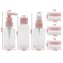 Unxuey Travel Bottles Set TSA Approved Leak Proof Squeezable Refillable Sub-Bottles with 3 Bottles, 3 Cream Jars and 2 Tools (Funnel and Spatula) for Your Favorite Lotions, Make-up Lotion and Shower G