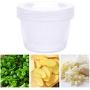 Apehuyuan 4 Pack 500ml Double layer Food Storage Containers with Lids Double drain storage box BPA-Free Reusable Plastic Food Container