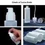 3PCS 30ml/1oz Leere Gefrorene Glas Lotion Flasche Kosmetik Behälter Lagerbehälter Glasflasche mit Golddeckel für Serum Emulsion Creme Ätherisches Öl (Farbe wie Bild)