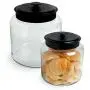 Bocal en verre Montana de Anchor Hocking avec couvercle scellé frais, métal noir, 4,5 litres Bocal en verre Montana de Anchor Hocking avec couvercle scellé frais, métal noir, 4,5 litres