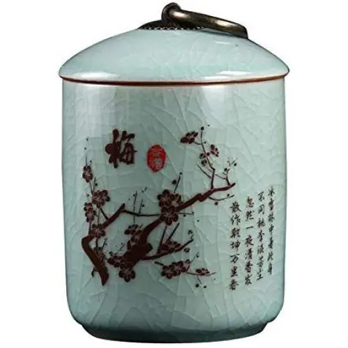DRAGON SONIC Mini Portable Travel Tea Jars Storage Tank Sealed Tea Can, D01