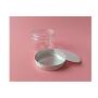 6PCS 120ml 4oz Empty Plastic Clear Cosmetic Makeup Jar Pot Containers Case with Silver Aluminum Lid Food Jar Cream Lotion Box Ointments Bottle