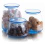 YL LY Sealed Cans, Glass Bottles, Storage Tanks, Food Cans, Color Embedded, Safe, Non-Toxic, 1000Ml