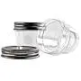 Bouteilles en plastique transparentes de 120 ml (4 oz) de Novelinks avec couvercle à vis – Contenants vides ronds réutilisables pour le stockage de la cuisine et de la maison – Sans BPA (20 pièces) Bouteilles en plastique transparentes de 120 ml (4 oz) de Novelinks avec couvercle à vis – Contenants vides ronds réutilisables pour le stockage de la cuisine et de la maison – Sans BPA (20 pièces)