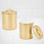 Old Dutch 847CC Canister, 2 Qt & 1 Qt, Champagne