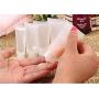 20Pcs 50ml/1.7oz Empty Refillable Clear Plastic Soft Tubes Cosmetic Sample Packing Storage Vial Container Bottle Jars Perfect For Facial Cleanser Lotion Shampoo Shower Gel