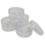 Made in Taiwan Transparent Empty Plastic Storage Jar 5 Kinds of Size (1 Set)